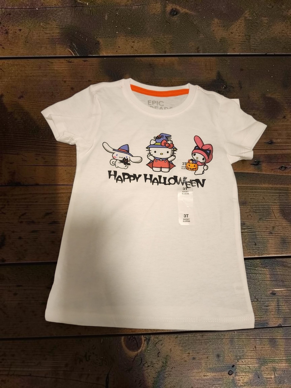 Hello Kitty Halloween White Kids T-Shirt - 2T